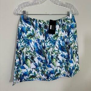 Boutique brand  sz XL skort or can be used as a swim skirt. Floral print.